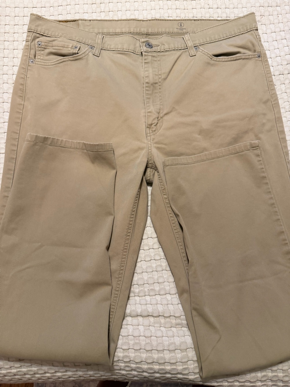 Levi Tan Workpant Interior Tag Detail